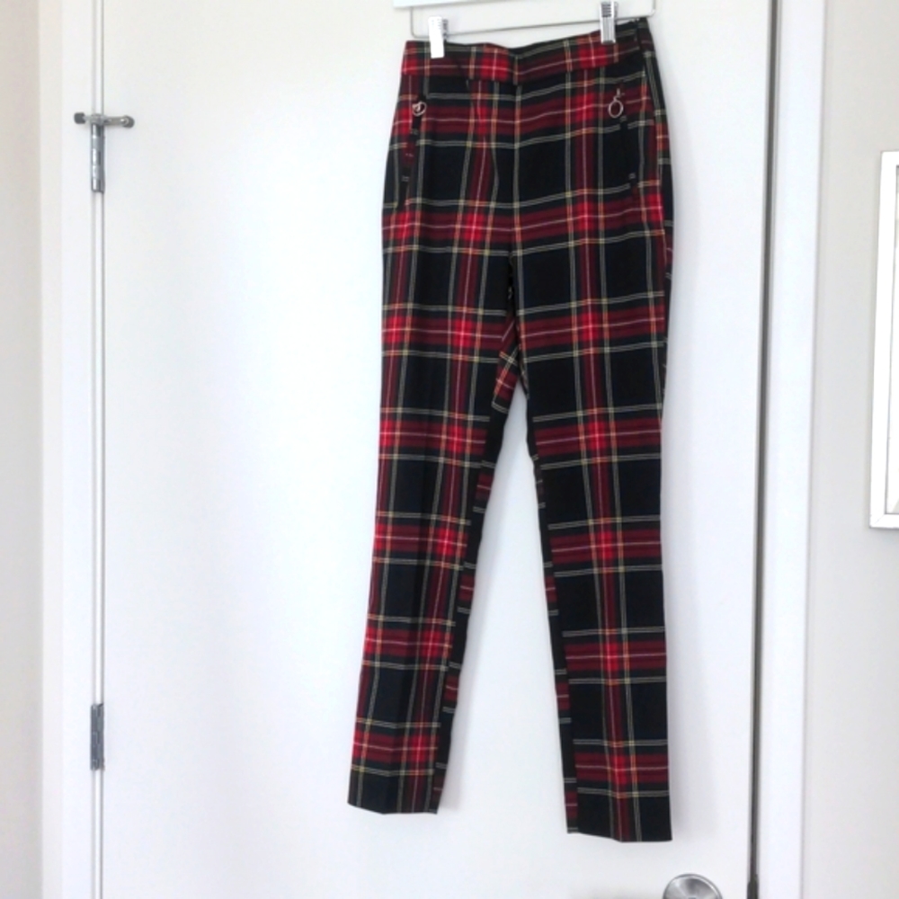 Zara Plaid Pants XS